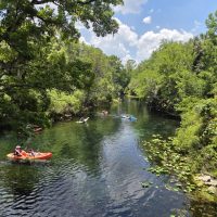Kayaking at Silver Springs State Park