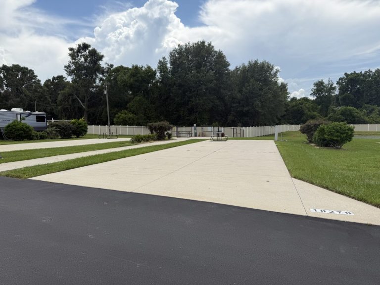 Premium RV site at Sunshine Village, Central FL in Webster near The Villages